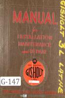 Gisholt-Gisholt Operation Parts No. 1L, 2L, 3L Turret Lathe Manual-No. 1L-No. 2L-No. 3L-01